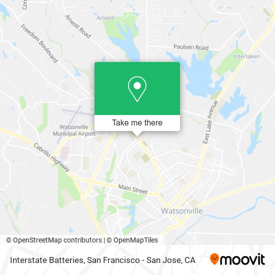 Interstate Batteries map