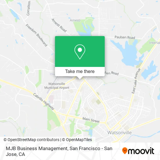 MJB Business Management map