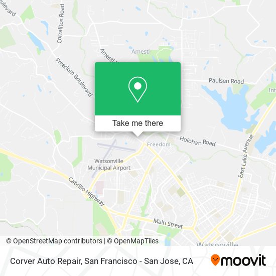 Corver Auto Repair map