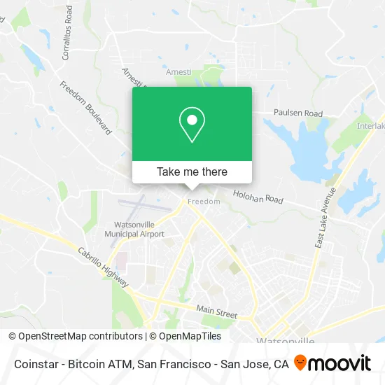 Coinstar - Bitcoin ATM map