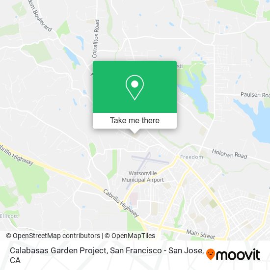 Calabasas Garden Project map