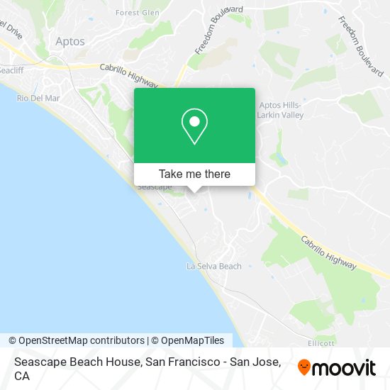 Seascape Beach House map