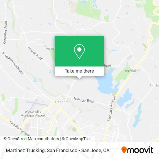 Mapa de Martinez Trucking