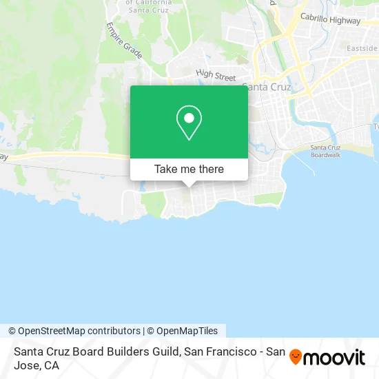 Santa Cruz Board Builders Guild map