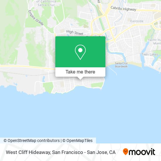 Mapa de West Cliff Hideaway