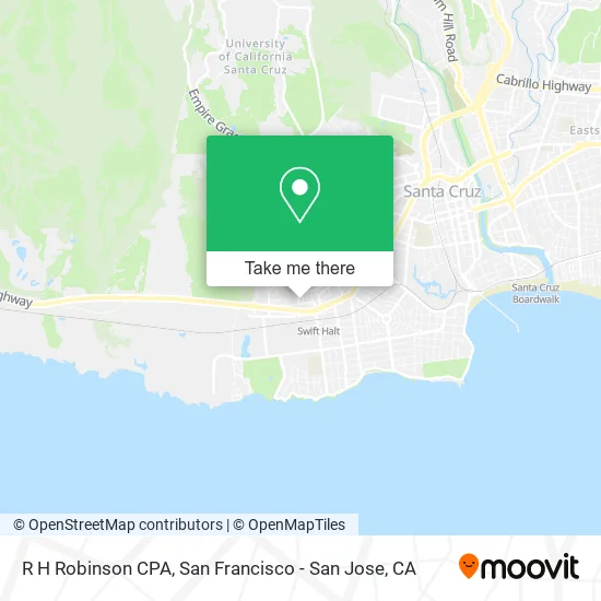 R H Robinson CPA map