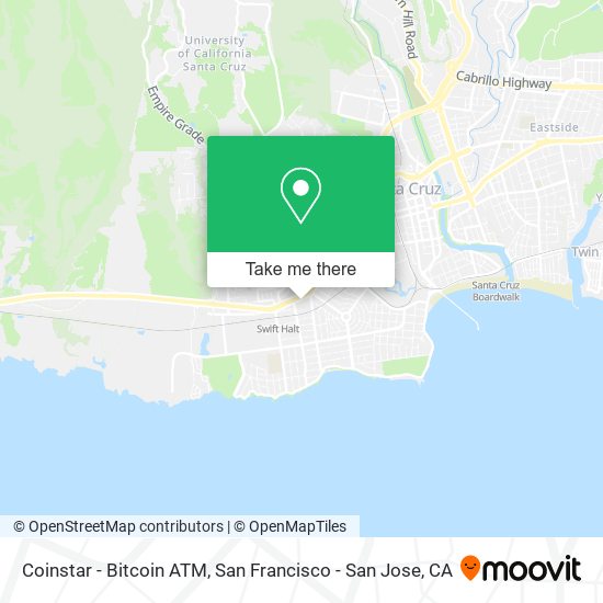 Mapa de Coinstar - Bitcoin ATM