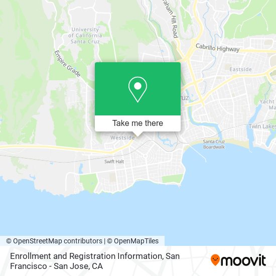 Mapa de Enrollment and Registration Information