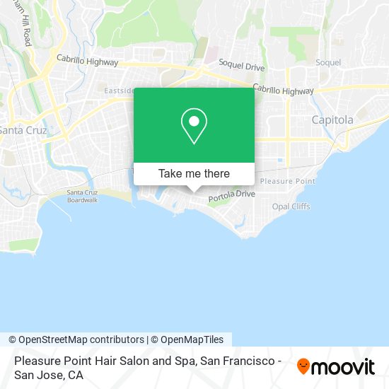 Mapa de Pleasure Point Hair Salon and Spa