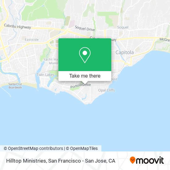 Hilltop Ministries map