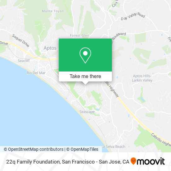 Mapa de 22q Family Foundation