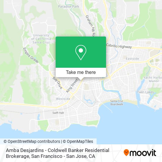 Amba Desjardins - Coldwell Banker Residential Brokerage map