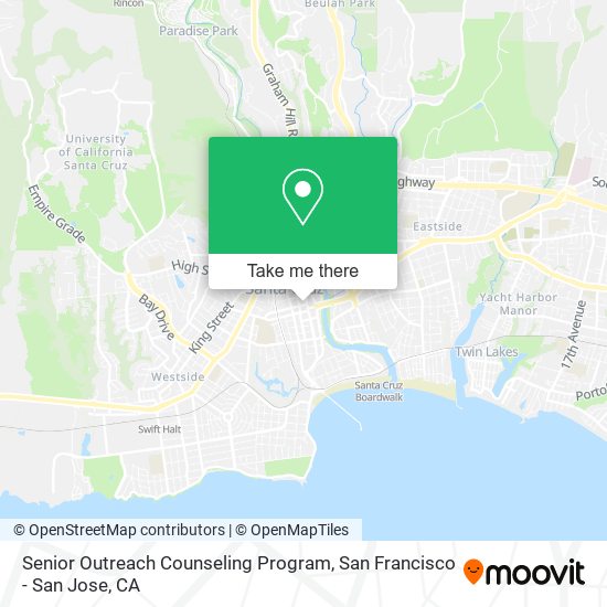 Mapa de Senior Outreach Counseling Program
