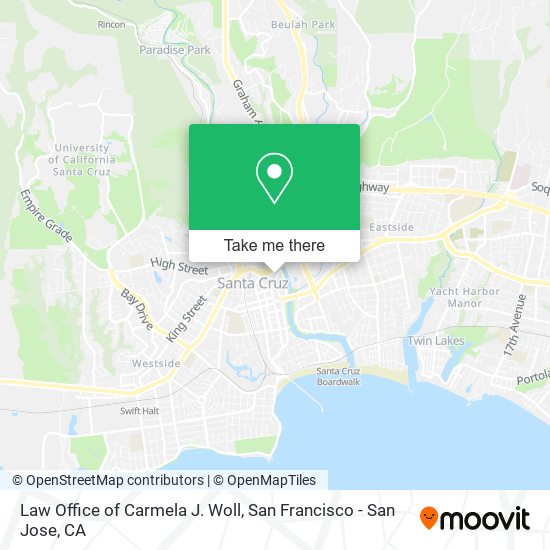 Law Office of Carmela J. Woll map