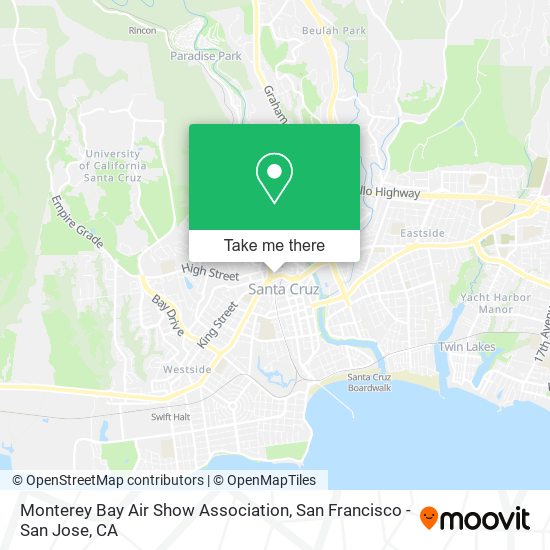 Monterey Bay Air Show Association map