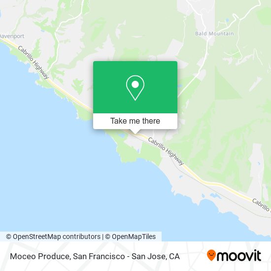 Mapa de Moceo Produce