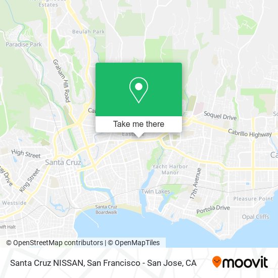Santa Cruz NISSAN map