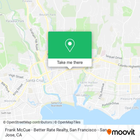 Frank McCue - Better Rate Realty map