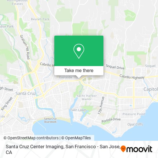 Santa Cruz Center Imaging map