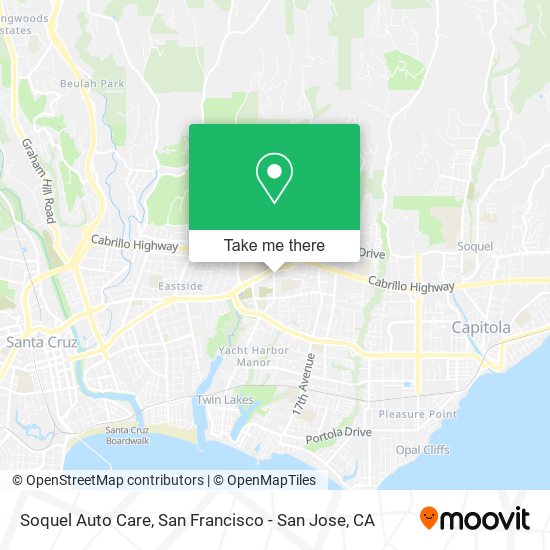 Mapa de Soquel Auto Care
