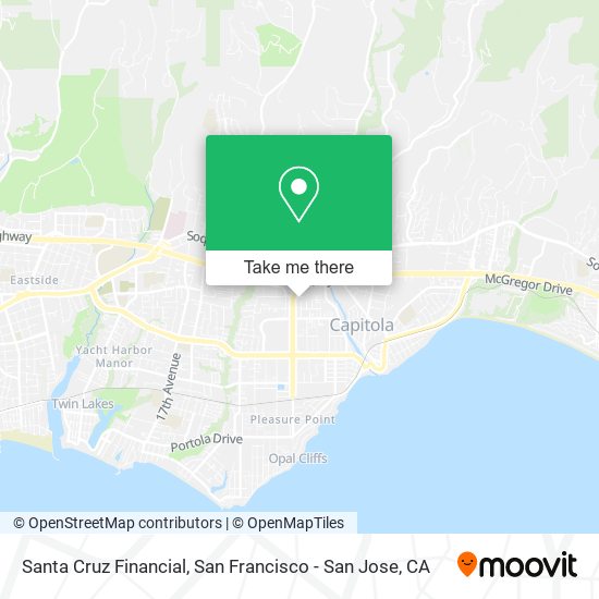 Santa Cruz Financial map