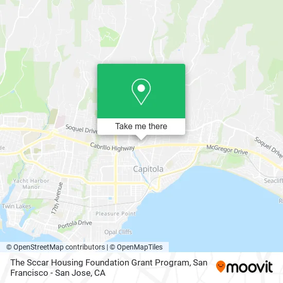 The Sccar Housing Foundation Grant Program map