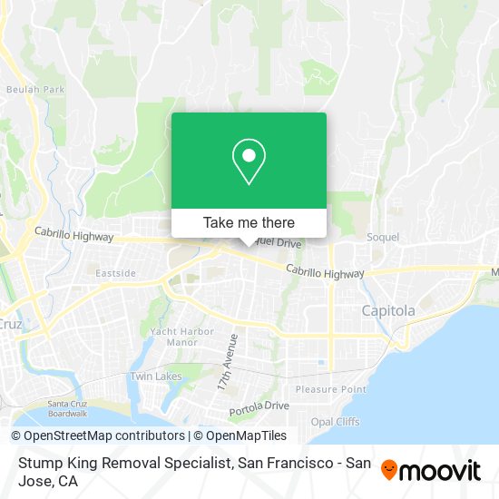 Stump King Removal Specialist map