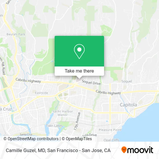 Camille Guzel, MD map