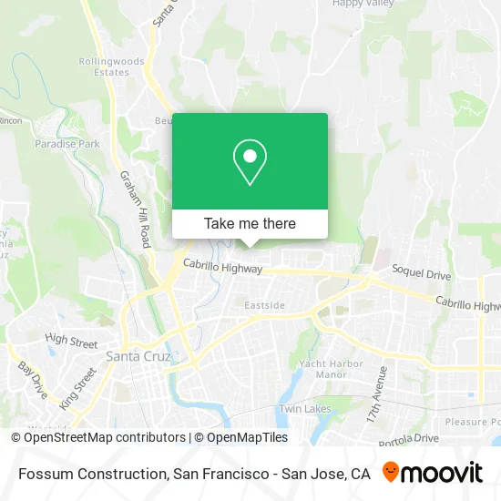 Fossum Construction map