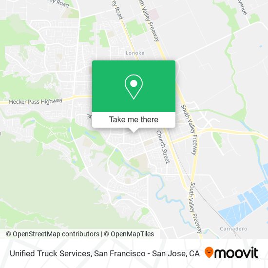 Unified Truck Services map