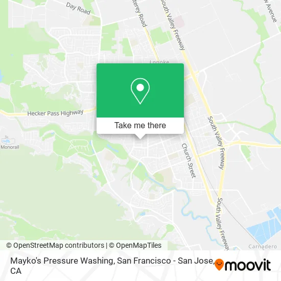 Mayko's Pressure Washing map
