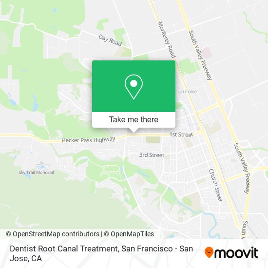 Dentist Root Canal Treatment map