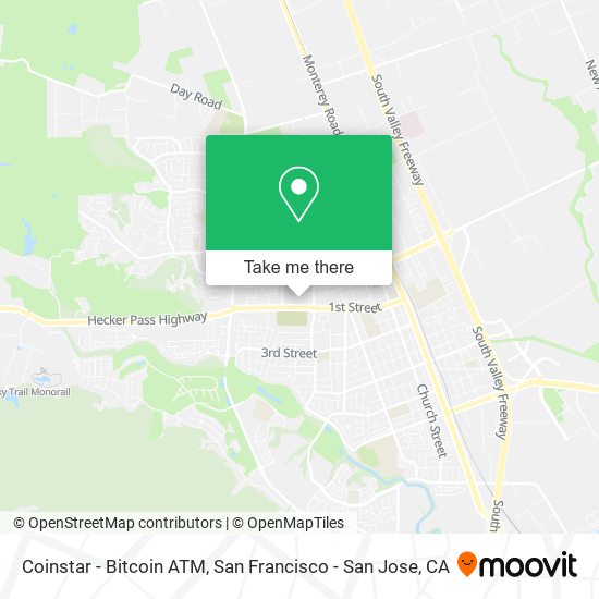 Coinstar - Bitcoin ATM map