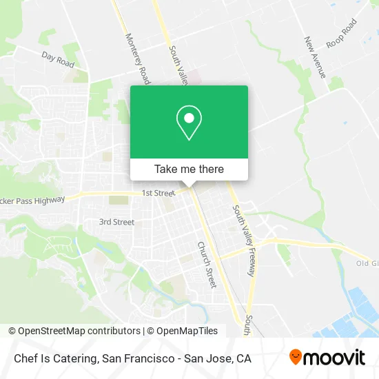 Chef Is Catering map