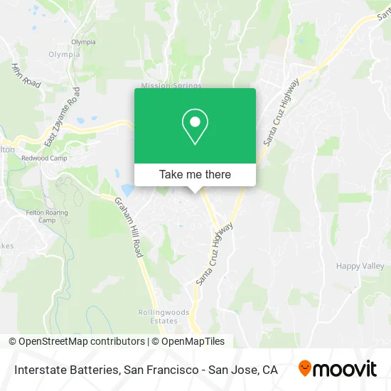 Interstate Batteries map