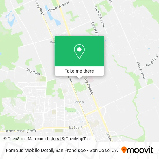 Mapa de Famous Mobile Detail