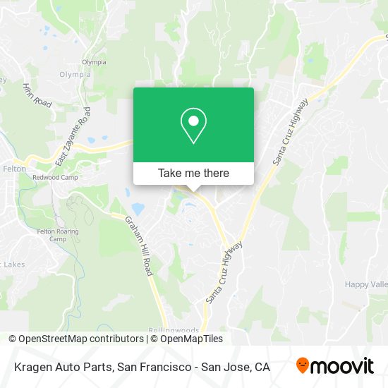 Kragen Auto Parts map