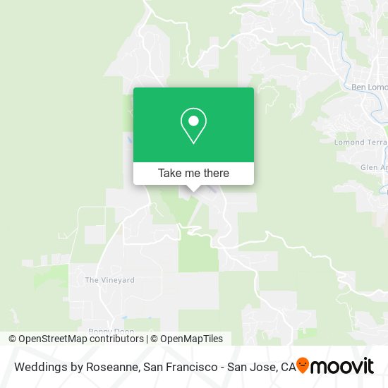 Weddings by Roseanne map