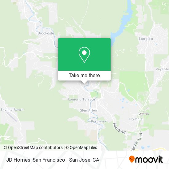 Mapa de JD Homes