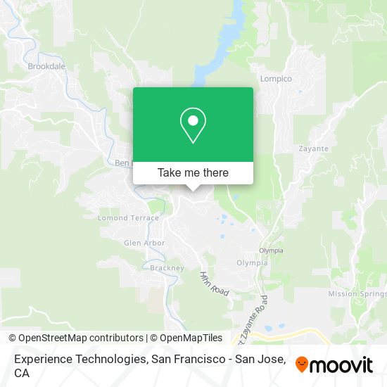Experience Technologies map