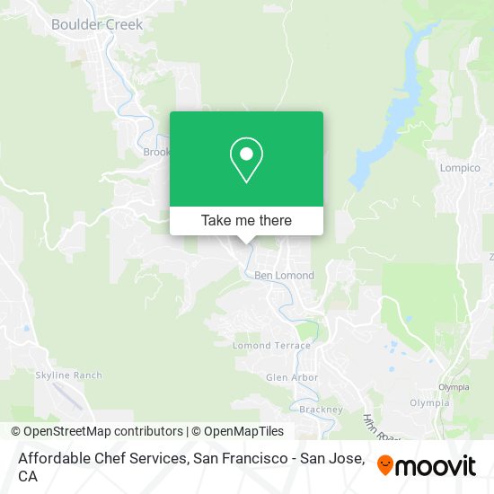 Affordable Chef Services map