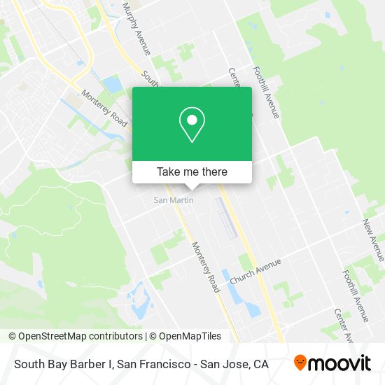South Bay Barber I map