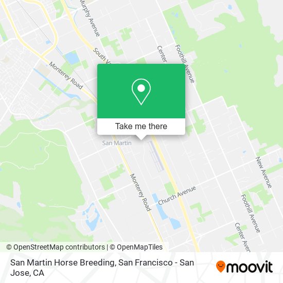 San Martin Horse Breeding map