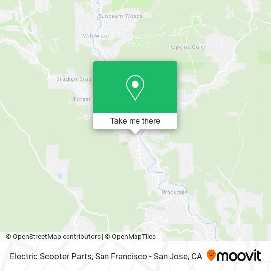 Mapa de Electric Scooter Parts