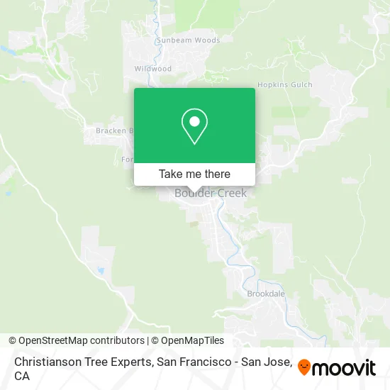 Christianson Tree Experts map