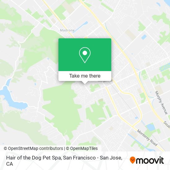 Hair of the Dog Pet Spa map