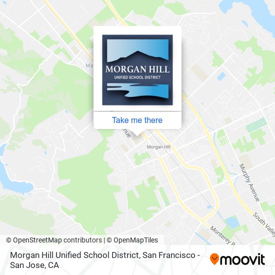 Mapa de Morgan Hill Unified School District