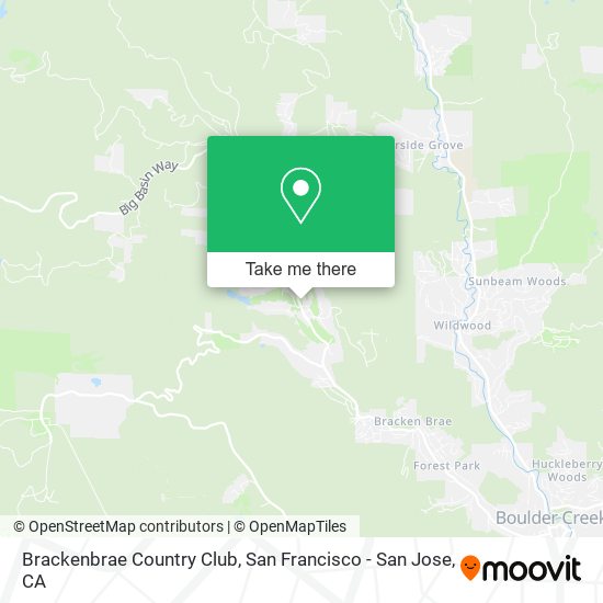 Brackenbrae Country Club map