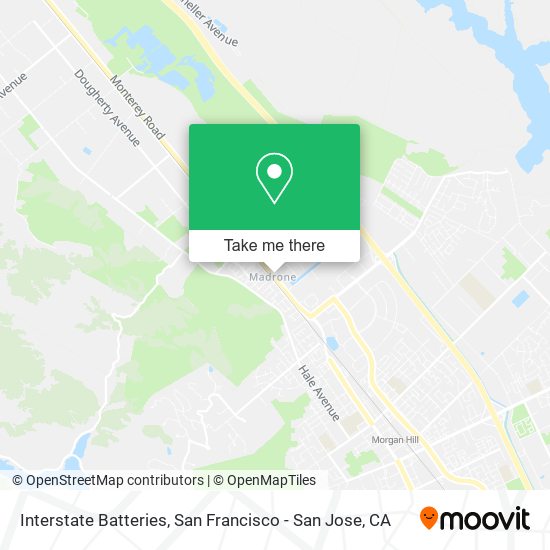 Interstate Batteries map