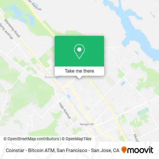 Mapa de Coinstar - Bitcoin ATM
